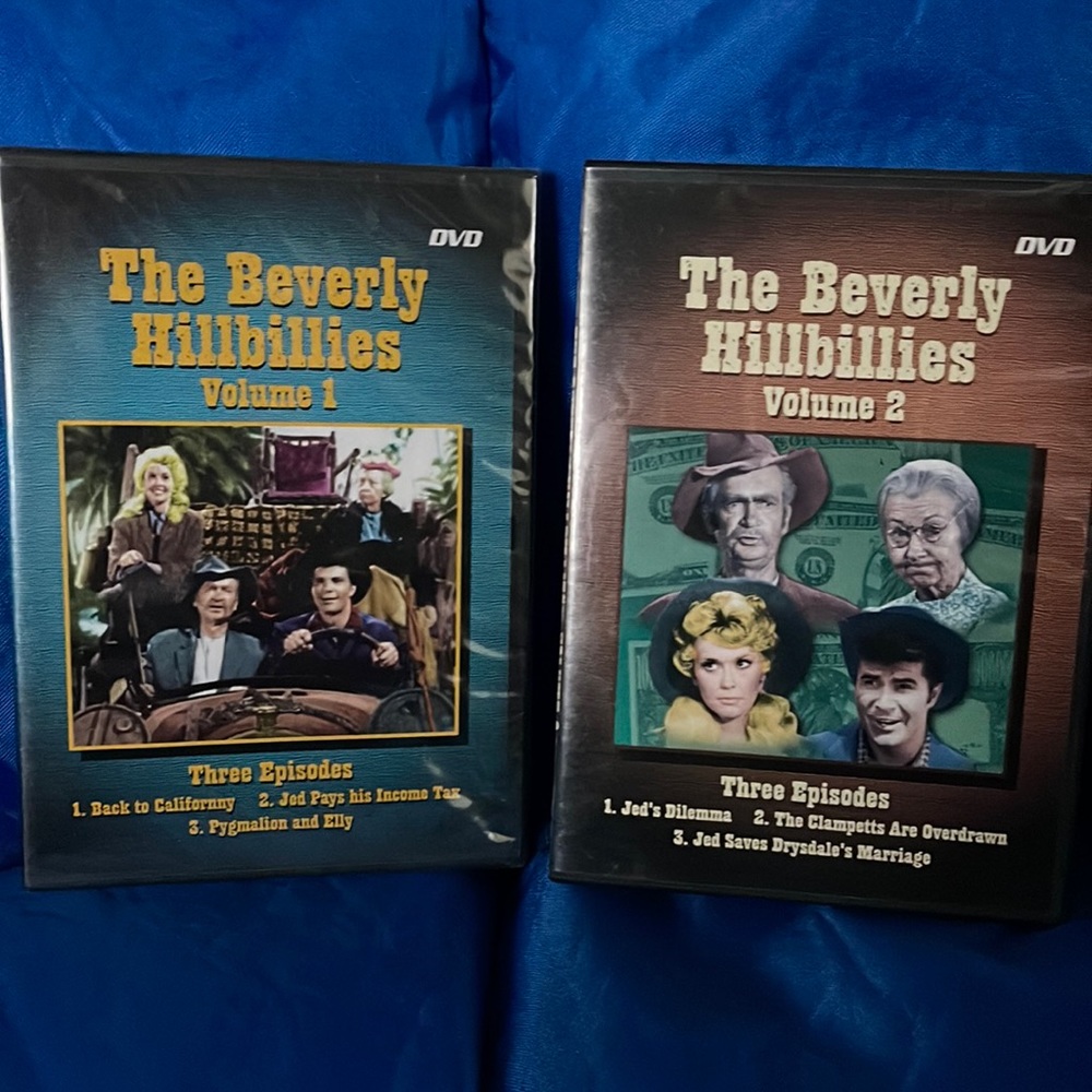 2 DVD’s “The Beverly Hillbillies “ Volume 1 & 2